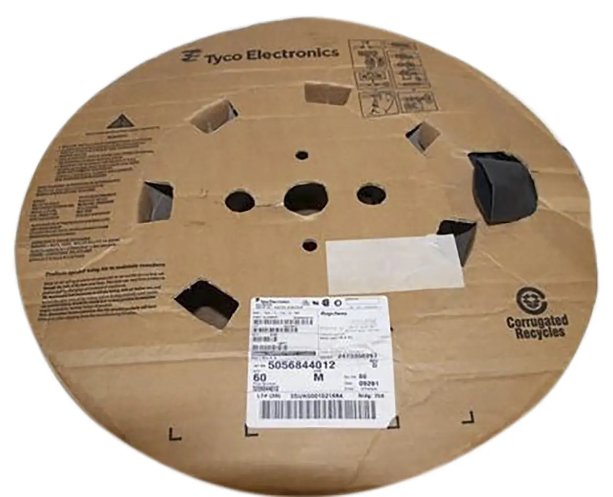 Produktfoto 1 von TE Connectivity RNF-100 Wärmeschrumpfschlauch, Polyolefin Schwarz, Ø 6.4 mm Schrumpfrate 2:1, Länge 75m