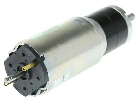 Produktfoto 1 von RS PRO 3GP3 Bürsten-Getriebemotor DC-Getriebemotor bis 4.5 Nm 71:1, 24V dc / 13.2 W, 88U/min, Wellen-Ø 6 mm, 38mm x 106