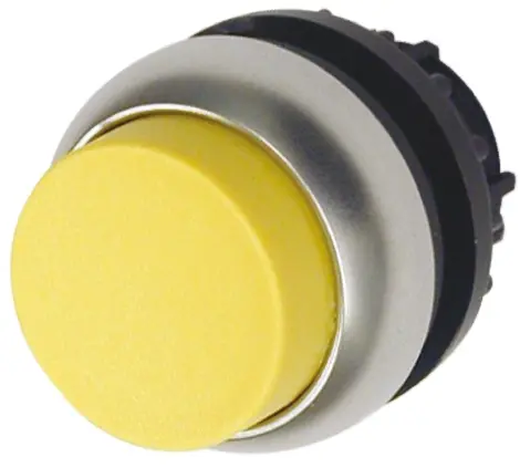 Produktfoto 1 von Eaton RMQ Titan M22 Drucktastenkopf Ø 22 mm, Gelb wartungsfrei Rund Rund Kunststoff, IP69