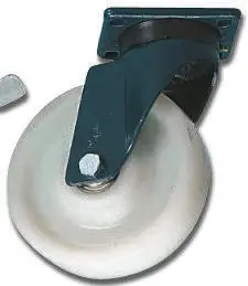 LAG Drehlager Lenkrolle, Rad ø 125mm, 500kg, Ges H. 172mm, Rad B. 45mm, 135 x 110mm, Platte, Polyamid-Material