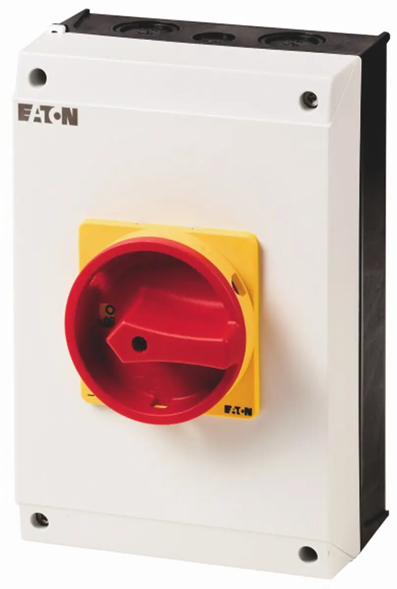 Produktfoto 1 von Eaton Trennschalter 2P-polig 63A Rot IP 65 22kW 440V ac 1-phasig Schließer