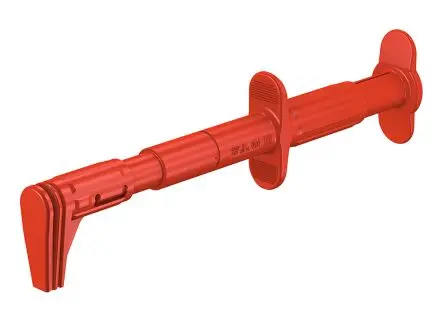Produktfoto 1 von Staubli 4 mm Greifklemme Rot 5A, 60V