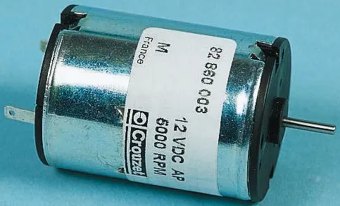Produktfoto 1 von Crouzet 20-120 Bürstenmotor Gleichstrommotor bis 7.7 mNm, 12/24 V / 3.9 W, 3700 rpm, Wellen-Ø 2 mm, 32 mm x 44.6 mm