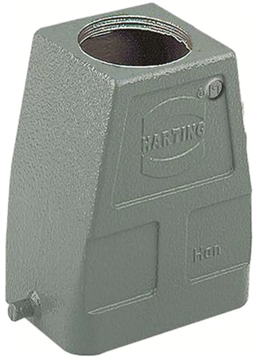 Produktfoto 1 von HARTING Han B Kappe für robusten Stromversorgungsstecker 1 Hebel 1, Anschlusshaube 6B Steckverbinderkappe, IP65, IP66,