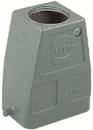 Produktfoto 1 von HARTING Han B Kappe für robusten Stromversorgungsstecker 1 Hebel 1, Anschlusshaube 6B Steckverbinderkappe, IP65, IP66,