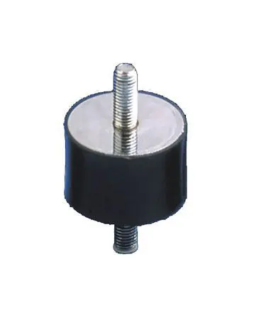 Produktfoto 1 von Paulstra Hutchinson Radiaflex Naturgummi Zylindrisch geformt Gummipuffer, Außen-/Außengewinde Puffer M4 20 daN, Ø 16 mm