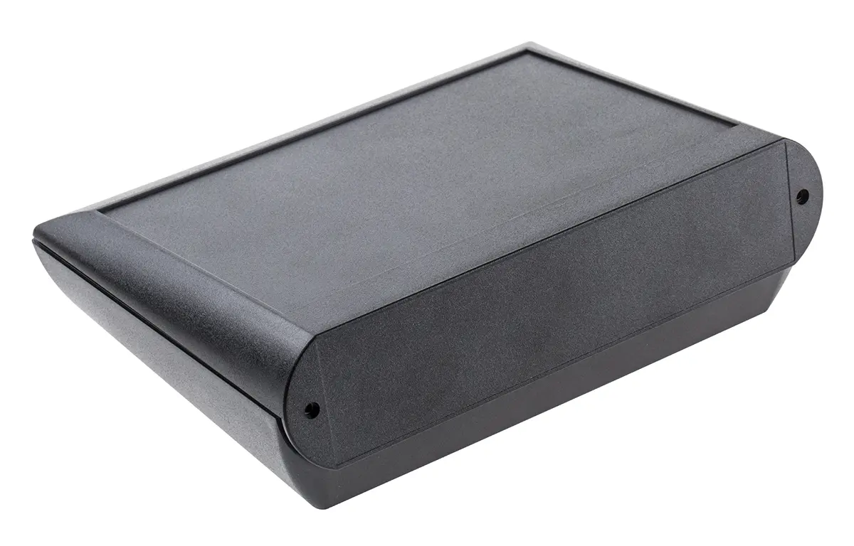 Produktfoto 1 von OKW COMTEC 200 ABS Pultgehäuse Geneigte Front, Schwarz, 200.00 mm 62.8 mm, 148.00 mm