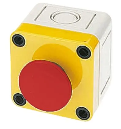 Produktfoto 1 von APEM A01 Not-Aus-Drucktaster, SMD, Ø 16 mm, Rot, Grün, Schwarz IP65, Tastend