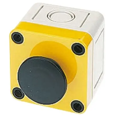 Produktfoto 1 von APEM A01 Not-Aus-Drucktaster, SMD, Ø 16 mm, Rot, Schwarz, Grün IP65, Zugentriegelung