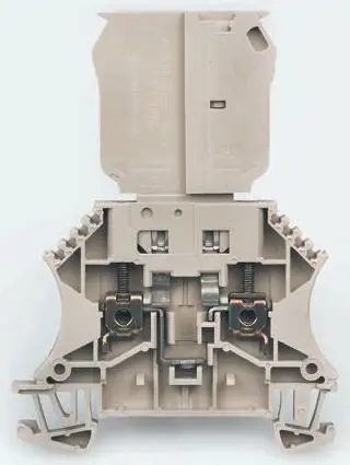 Produktfoto 1 von Weidmüller WTR Reihenklemme mit Sicherungshalter 1 Beige, 2.5 mm², 400 V Schraubbefestigung Abgesichert
