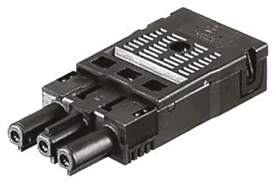 Produktfoto 1 von Wieland Buchse GST18i3 Leuchtensteckverbinder, Mini-Steckverbinder, Kontakte: 3, Kabelmontage, 16A, Schwarz, 0,5 1,5 mm²