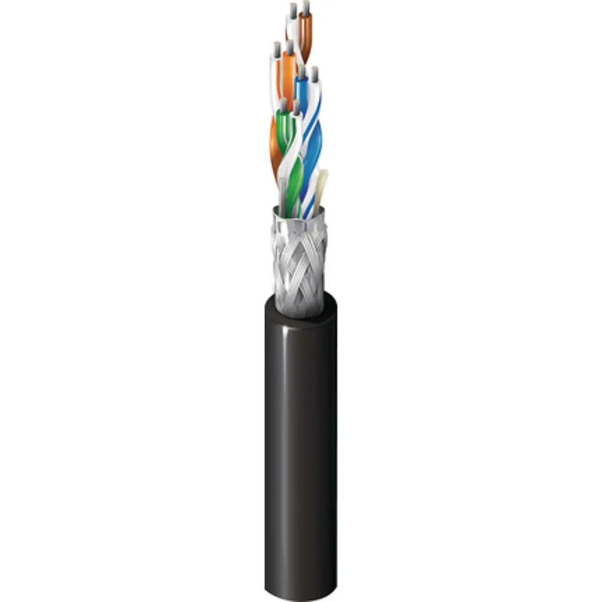Produktfoto 1 von Belden 1633ES Cat5e Ethernet-Kabel, 100 m, Grau Abgeschirmt Geschirmt, Aussen ø 6.5 mm Außen-ø , Polyvinylchlorid