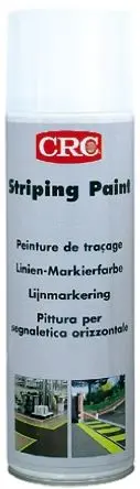 Produktfoto 1 von CRC 500 ml STRIPING PAINT Sprühfarbe Weiß Glänzend, Weiß RAL 9016