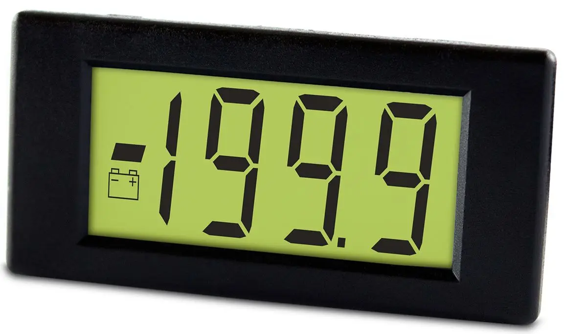 Produktfoto 1 von Lascar DPM 3AS-BL Digitales Spannungsmessgerät DC LCD-Anzeige 3.5-stellig / ±1 %, 38 mm, 18 mm, 13.6 mm