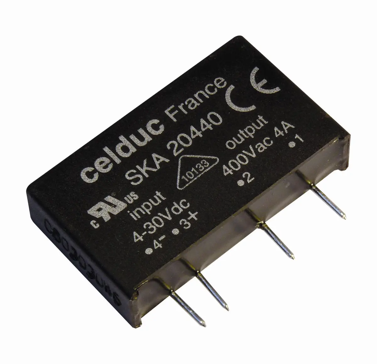 Produktfoto 1 von Celduc SK SK THT Halbleiterrelais mit Nulldurchgang 460 V ac / 4 A