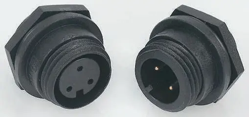 Bulgin Buccaneer 400 16 Miniature Rundsteckverbinder Stecker 12-polig Stecker 1A Frontmontage IP68