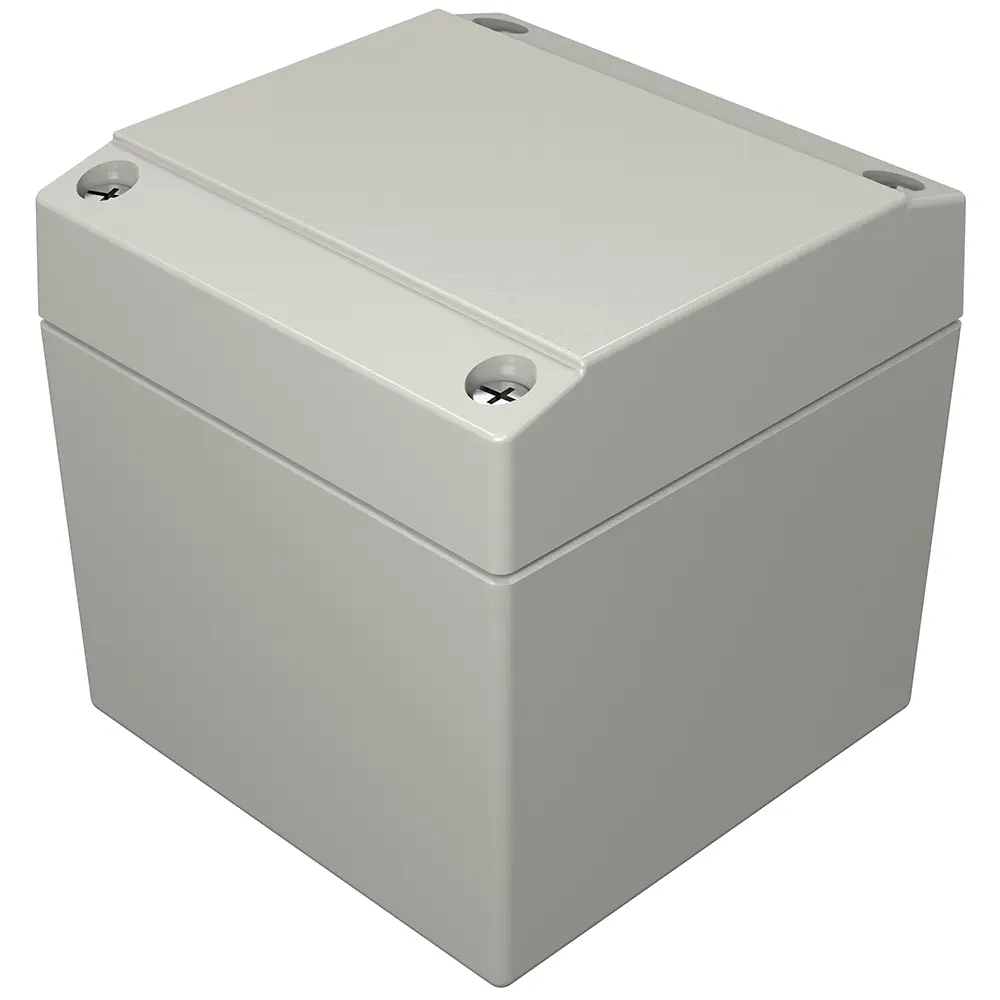 Produktfoto 1 von Rose Aluform; Gehäuse; Aluminiumdruckguss; Grau; IK09 IP66 Breite 80 mm Höhe 80 mm Länge 80 mm