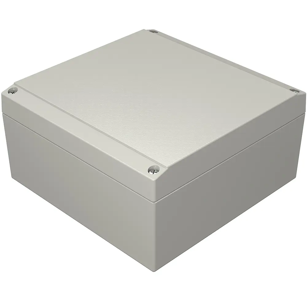Produktfoto 1 von Rose Aluform; Gehäuse; Aluminiumdruckguss; Grau; IK09 IP66 Breite 160 mm Höhe 160 mm Länge 160 mm