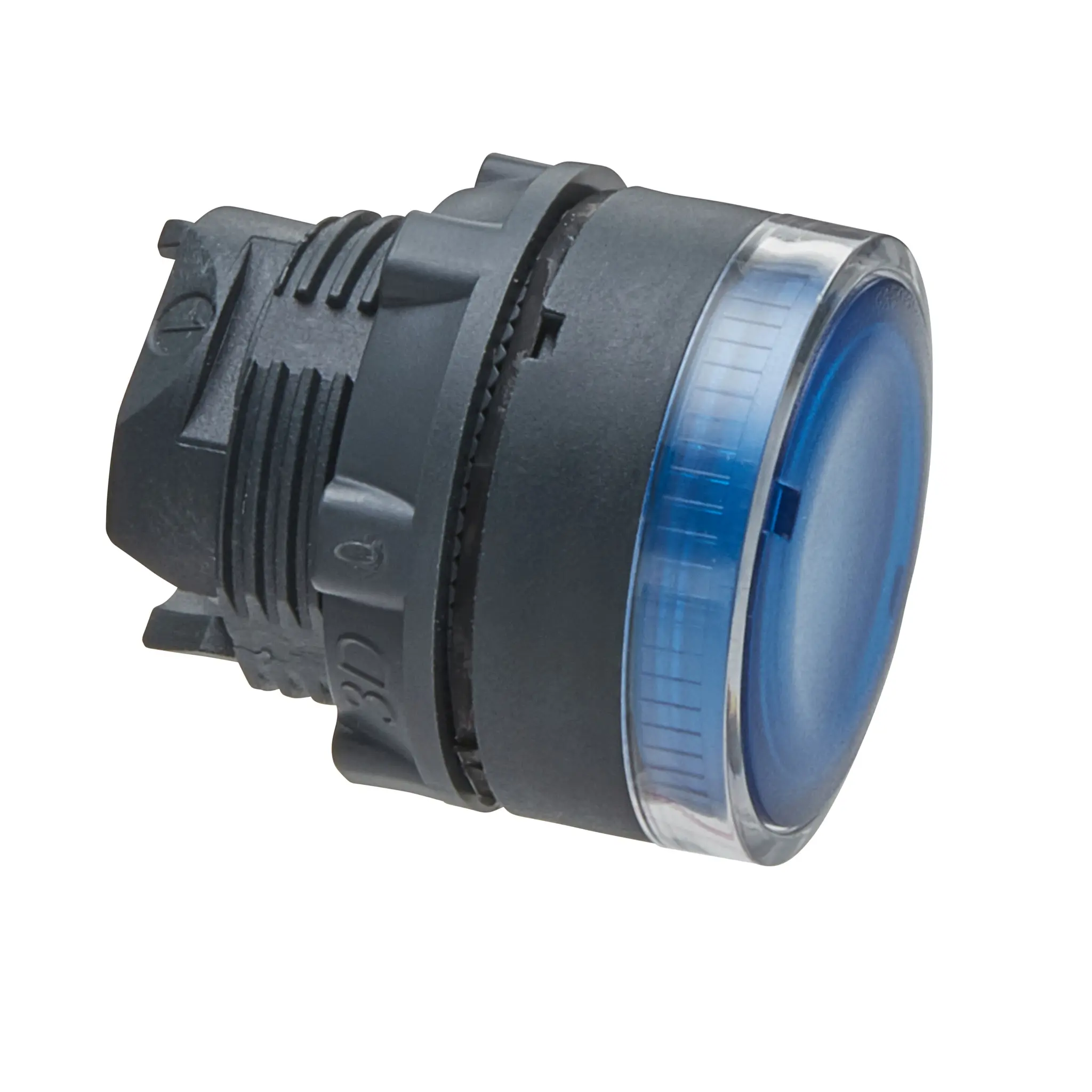 Produktfoto 1 von Schneider Electric Harmony Drucktastenkopf Ø 22 mm, Blau Tastend Rund Rund Kunststoff, IP66