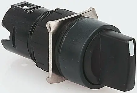 Produktfoto 1 von Schneider Electric Harmony Wählschalterkopf Schwarz 2-Positionen 16mm Standardgriff Rastend