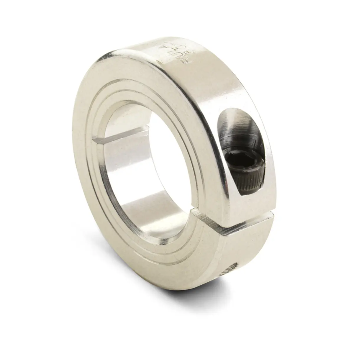 Produktfoto 1 von Ruland Aluminium Wellenmanschette Einteilig, mit Spannschraube 45 mm Außen-ø  x 15 mm