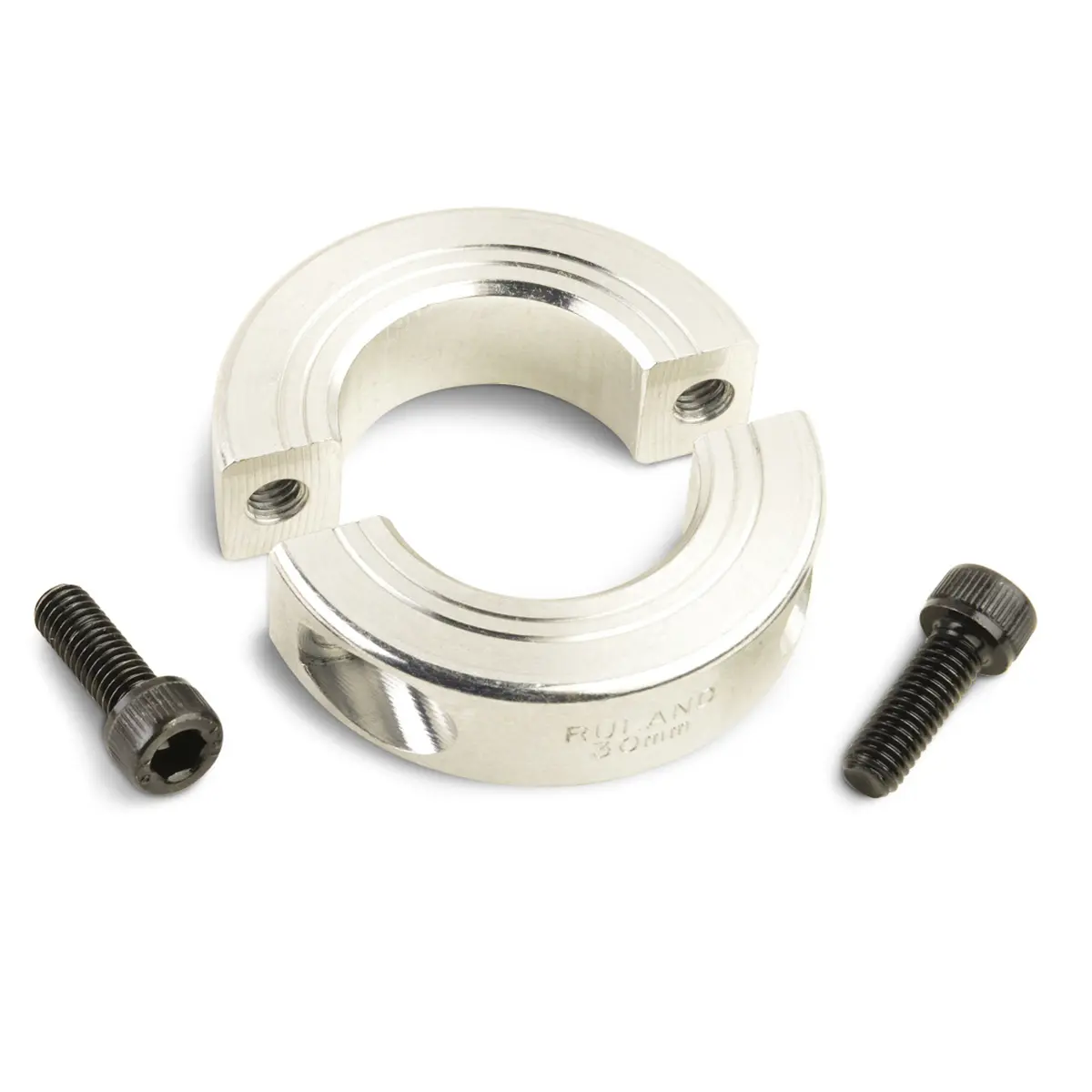 Produktfoto 1 von Ruland Aluminium Wellenmanschette Zweiteilig, mit Spannschraube 16 mm Außen-ø  x 9 mm