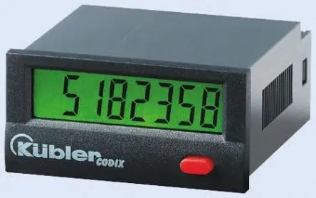 Produktfoto 1 von Kübler CODIX 130 Zähler Bidirektional Zähler LCD 8-stellig 24V dc, Impuls, max. 7 kHz