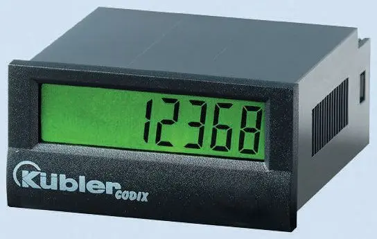 Produktfoto 1 von Kübler CODIX 136 LCD Zähler 8-stellig Frequenz max. 12kHz 4 → 30 V dc 0 → 99999999