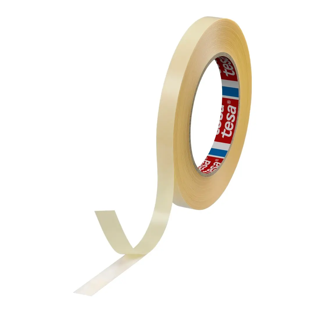 Tesa 64621-00001-00 Kunststoff-Klebeband doppelseitig, transparent, -30°C bis +80°C, Stärke 0.090mm, 12mm x 50m