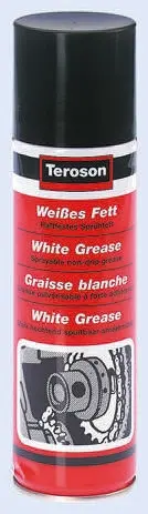 Produktfoto 1 von Teroson Teroson White Grease Fett Weiß -25 °C bis 120 °C, Zerstäuber 400 ml