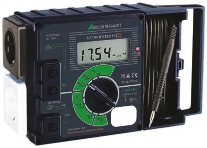 Produktfoto 1 von Gossen Metrawatt METRATESTER 5+, Pass/Fail PAT, Gerätetester, Prüfung Automatisch, Klasse II