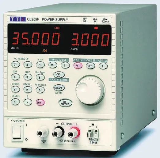 Aim-TTi QL564TP SII 3-Kanal Digital Labornetzgerät 242W, 6 V, 25 V, 56 V / 2 A, 3 A, 4 A, DKD/DAkkS-kalibriert