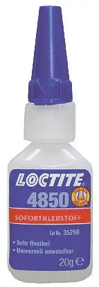 Loctite Loctite 4850 Sekundenkleber Cyanacrylat Flüssig Klar, Flasche 20 g