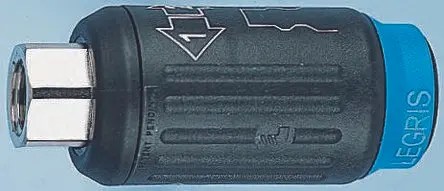Produktfoto 1 von Legris Pneumatische Schnellsteckkupplung, Polymer verstärkt 1/2 in Buchse, G, Innengewindekörper BSP parallel