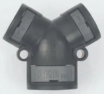 Produktfoto 1 von PMA FVD Polyamid 6 Kabelrohr Befestigung Kabelrohr 10 mm;10 mm;12 mm Schwarz IP66