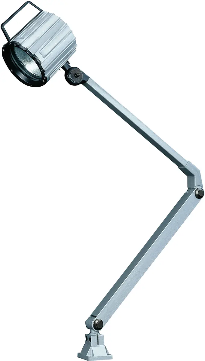 Produktfoto 1 von RS PRO Halogen Maschinenleuchte Schwenkarm 1750 lm / 70 W, 830mm 24 V ac/dc Schwenkbare
