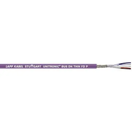 Produktfoto 1 von Lapp UNITRONIC BUS DN Datenkabel, 4-adrig x 0.25 to 0.34 mm² 22 AWG Geschirmt Violett, 25 m, Polyvinylchlorid,