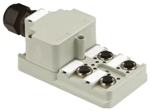 Produktfoto 1 von Weidmuller SAI Sensor-Box 4 Anschlüsse 5 Auslässe M12
