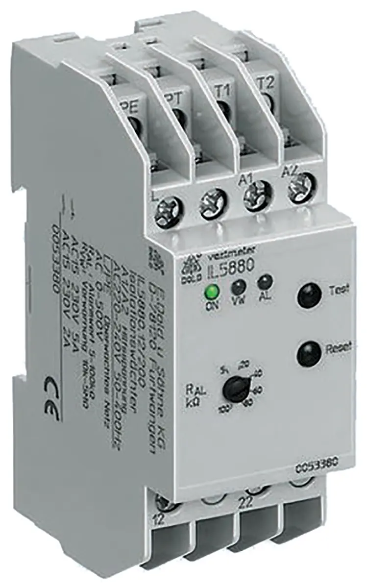 Produktfoto 1 von Dold IL 5880 Überwachungsrelais 0 → 500V ac 1, 3-phasig, 2-poliger Wechsler DIN-Schienen