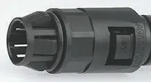 Produktfoto 1 von Adaptaflex AL Nylon 6.6 Kabelrohr Befestigung M20 16 mm Schwarz Messing vernickelt-Finish IP66