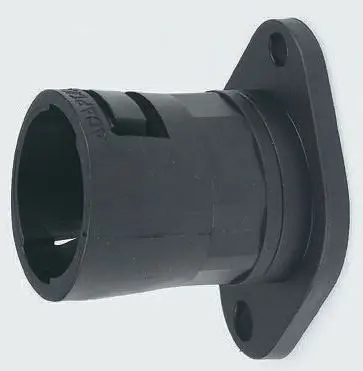 Produktfoto 1 von Adaptaflex AL Nylon 6.6 Kabelrohr Befestigung 21 mm Schwarz Vernickelt-Finish IP66