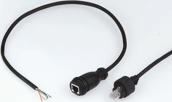 Produktfoto 1 von Brad from Molex Brad ENV Cat5e Ethernet-Kabel, 5 m, Schwarz Abgeschirmt Geschirmt, Polyvinylchlorid