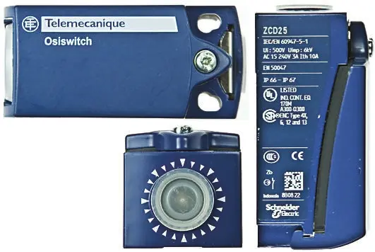 Produktfoto 1 von Telemecanique ZCD Endschalter, 2-polig, Schließer/Öffner, IP66, IP67, Zinklegierung, 1,5A