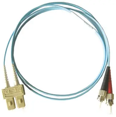 Produktfoto 1 von Molex Premise Networks 91 LWL-Kabel 2 m, Raucharm halogenfrei Aqua ST SC
