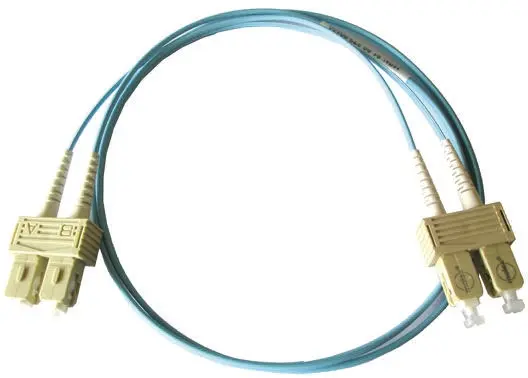 Produktfoto 1 von Molex Premise Networks 91 LWL-Kabel 1 m, Polyvinylchlorid Aqua SC SC