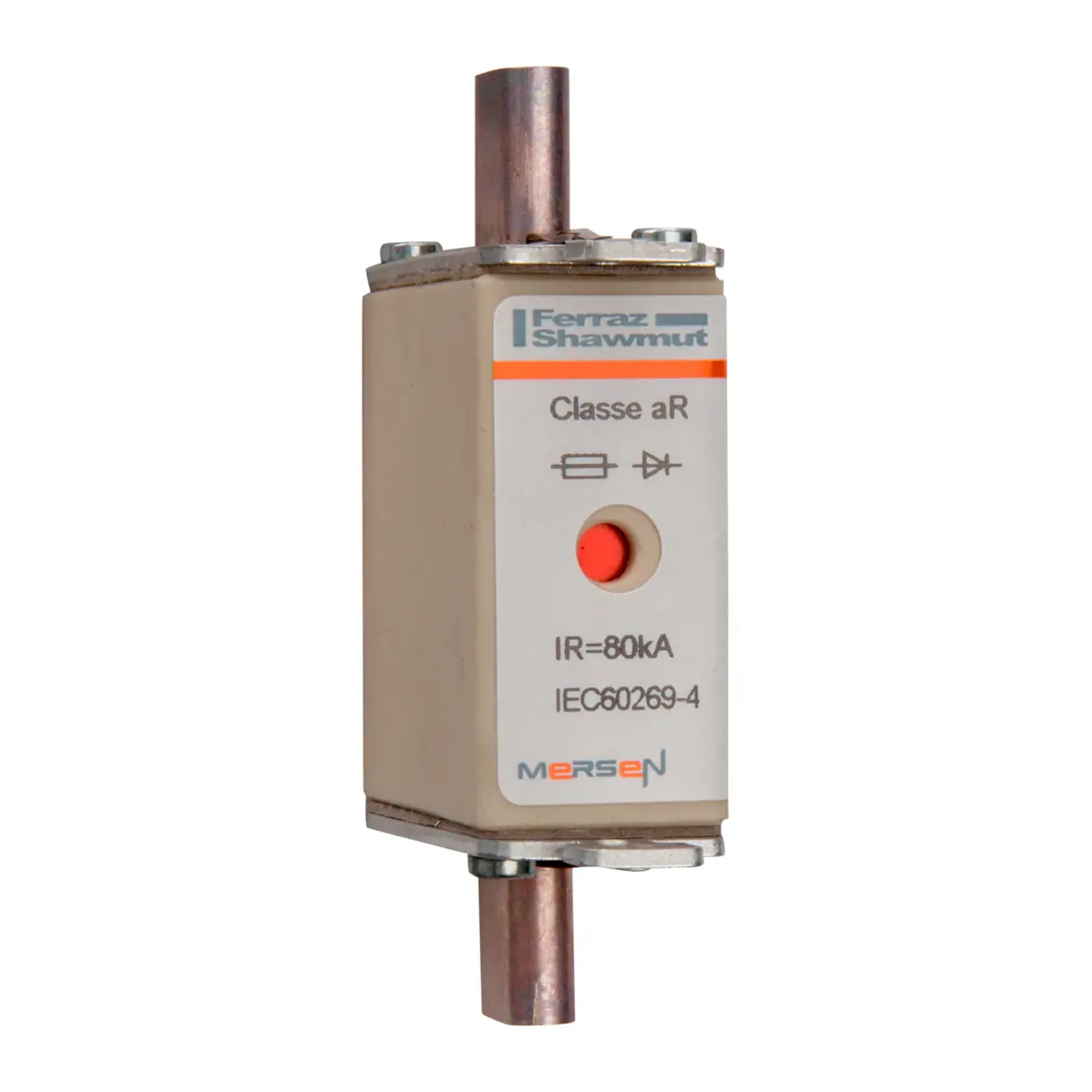 Produktfoto 1 von Mersen NH-Sicherung NH000, 690V ac / 32A FF, aR IEC 269.4, IEC 60269-4
