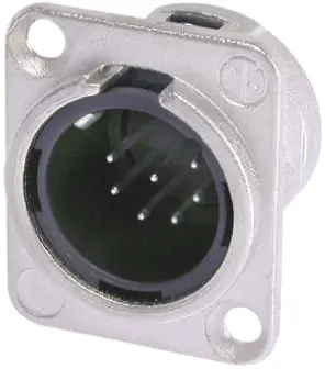 Produktfoto 1 von Neutrik Gerade 7-polig Panel Stecker Silber auf Nickel Natur XLR-Steckverbinder, 50 V