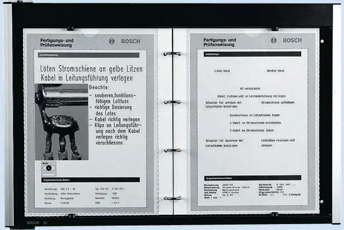 Produktfoto 1 von Bosch Rexroth Kunststoff, Stahlblech, Aluminium Informationsboard
