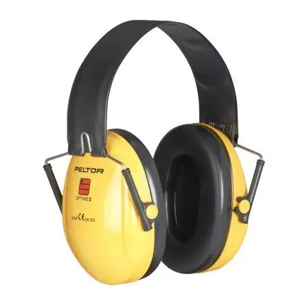 Produktfoto 1 von 3M PELTOR Optime I Kopfband Gehörschutz, 26 dB, EN 352:2020 Schwarz, Gelb