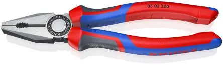 Produktfoto 1 von Knipex Rundzange Schneidkraft → 13 mm 200 mm
